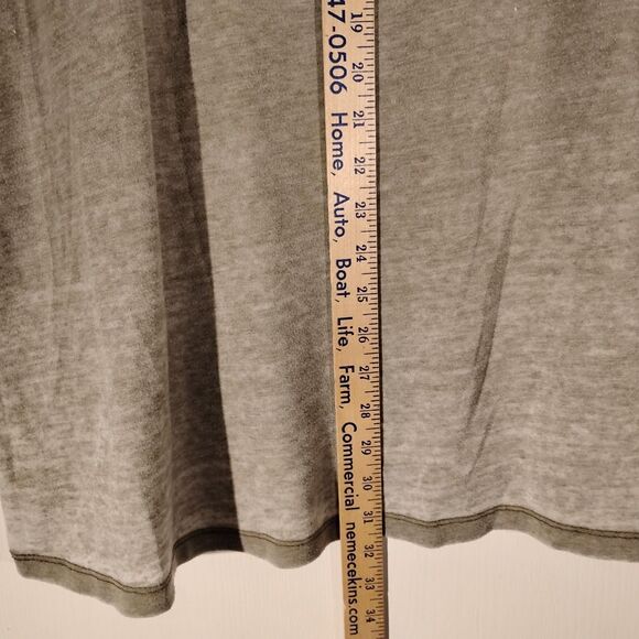 Lucky Brand Venice burnout tshirt mens XL Xlarge gray BBQ graphic tee pig pork - Picture 5 of 11